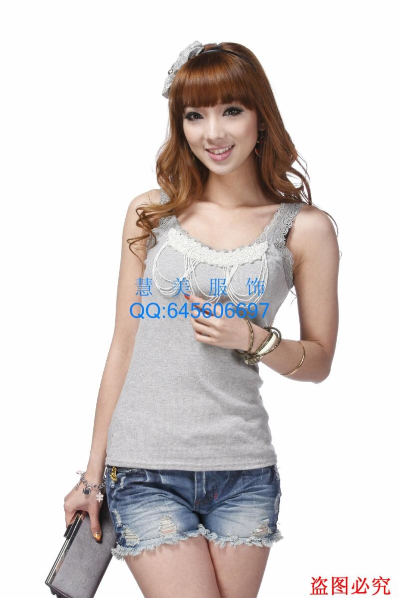 Lace vest all-match spaghetti strap vest basic shirt free shipping