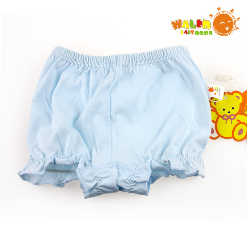 Laciness baby panties baby child 100% cotton general breathable comfortable soft antibacterial panties 1011