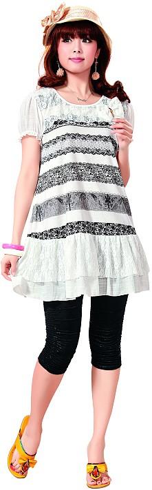 Laciness  clothing summer  dress  bust skirt top long t-shirt maternity free shipping