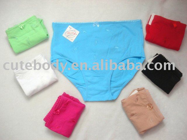 ladies` briefs  wholsale price woman garment large size