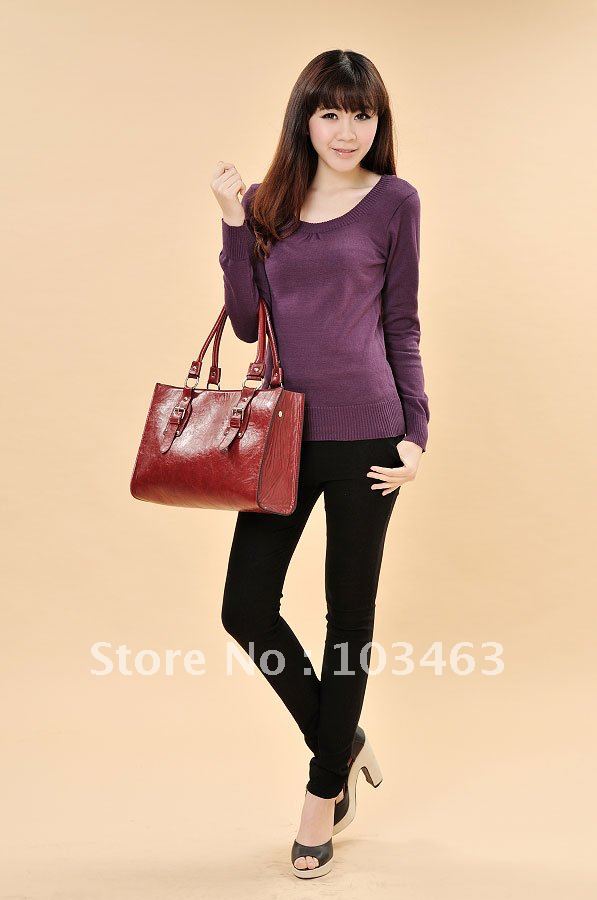 Ladies' Crochet Sweater O-Neck Fashion Light Sweater Women Caual Knitwear Long Sleeve Autumn/Spring Wear 8925