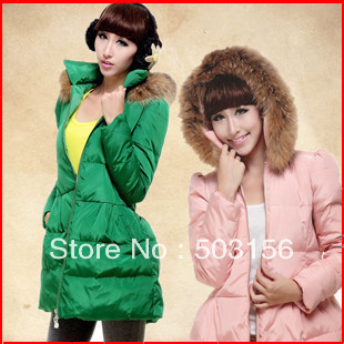 ladies' down coat female medium-long down jacket women down outwear for winter