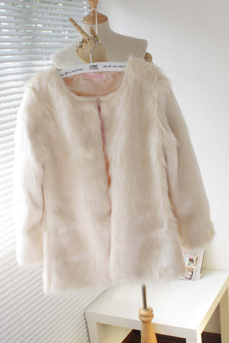 Ladies fashion medium-long outerwear faux 2012 women's all-match long-sleeve overcoat