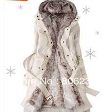 Ladies Fashion Winter jacket,winter outerwear,winter clothes,Faux fur lining women's fur jackets A1496