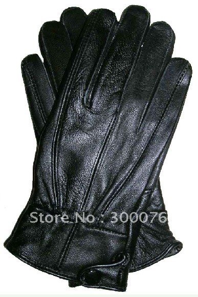 Ladies genuine leather glove sheep skin rabbit real leather gloves