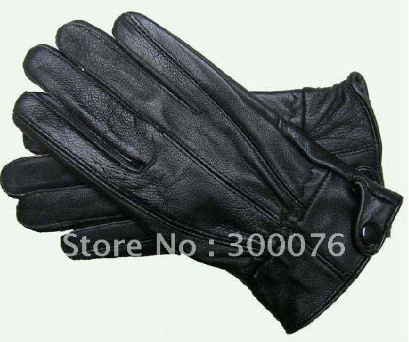 Ladies genuine leather glove sheep skin real leather gloves