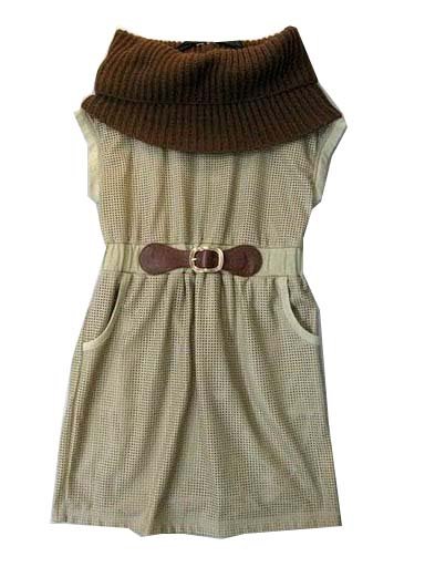ladies leather dress,elegant dress
