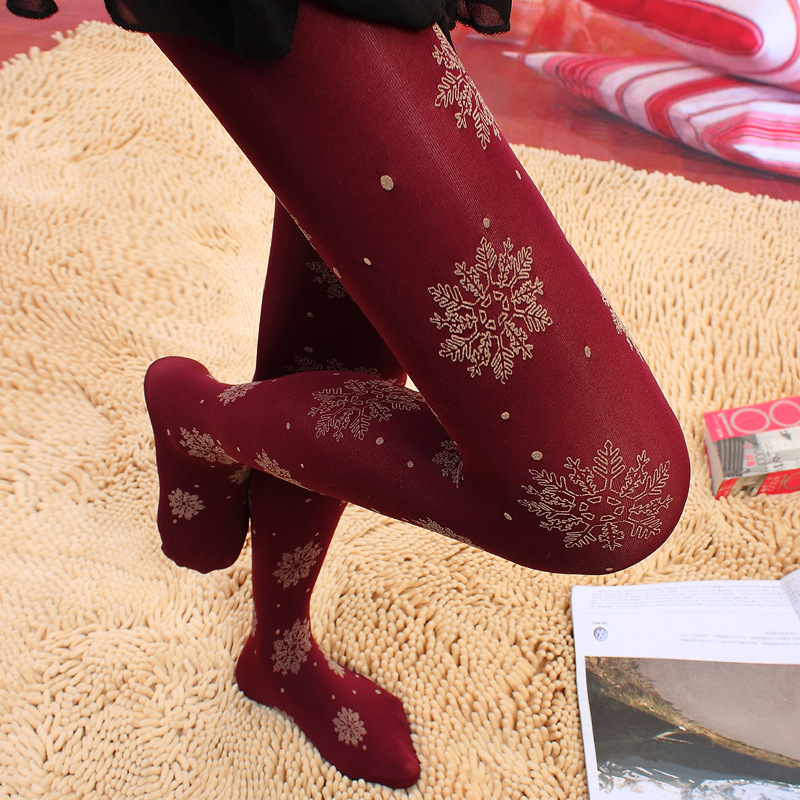 ladies' leggings women legging lovely snow flower tights