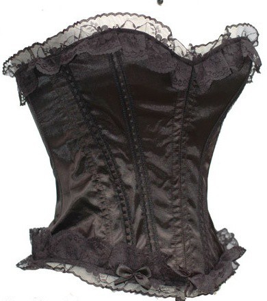 Ladies Sexy Corset Shiying Wholesale, Corset With Satin with G-string LC5012+ Cheaper price + Free Shipping + Fast Delivery