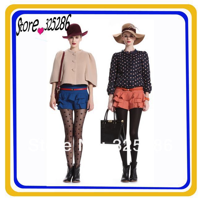 Ladies' shorts+Casual wear+Shorts for women 2012+Wool pants+Brand of high quality shorts+Scalloped shorts+Blue shorts+Blackpants