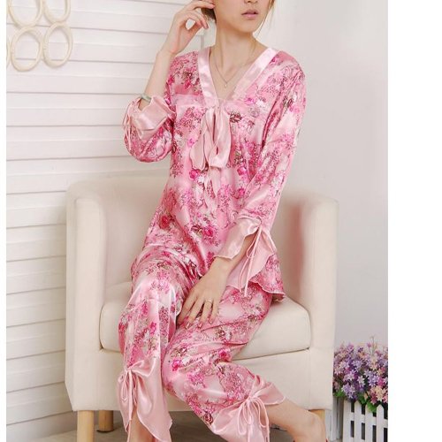 Ladies SILK PAJAMA SET322