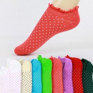Ladies/Women's Breathing Invisible Boat Socks,24 Pair/Lot+Free shipping