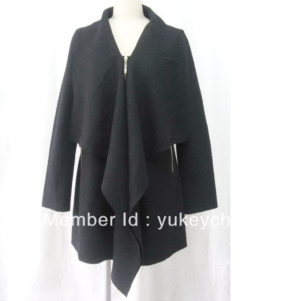 LADIES' WOOL COAT OVERCOAT TRENCH COAT FASHION COAT LONG COAT