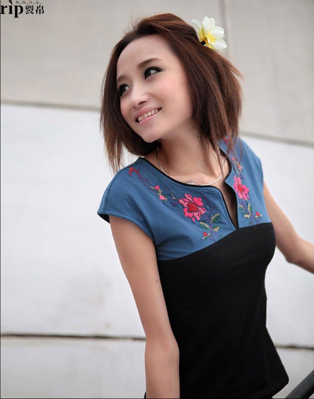 Lady Black Dress Shirt,Lady Elegant White Shirt,Drop Shipping,New&Cheap Fashion T-Shirt,3 Days Leading,Wholesale/1 Pcs/Lot-YR940