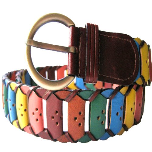 lady cattle leather dress belts,braided leather belts,western cow leather braided belts, genuine leather belts