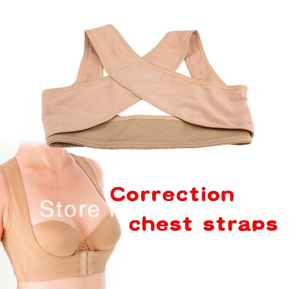 Lady Chest Support Belt Band Posture Corrector X Type Back Brace Shoulder Vest