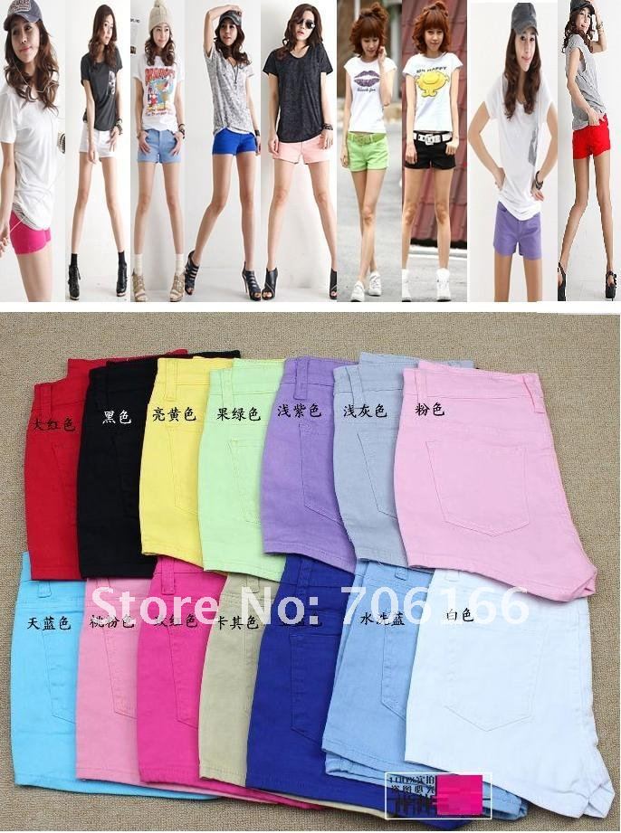 lady Copy cowboy three points shorts/ultrashort/hot pants/Leisure show thin shorts  freeshipping