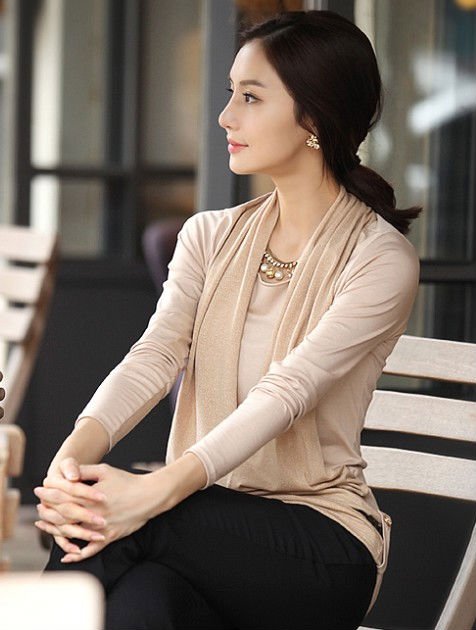 Lady elegant korean style hot cheap shirt with down neck on front sexy patchwork blouse new arrival free shipping