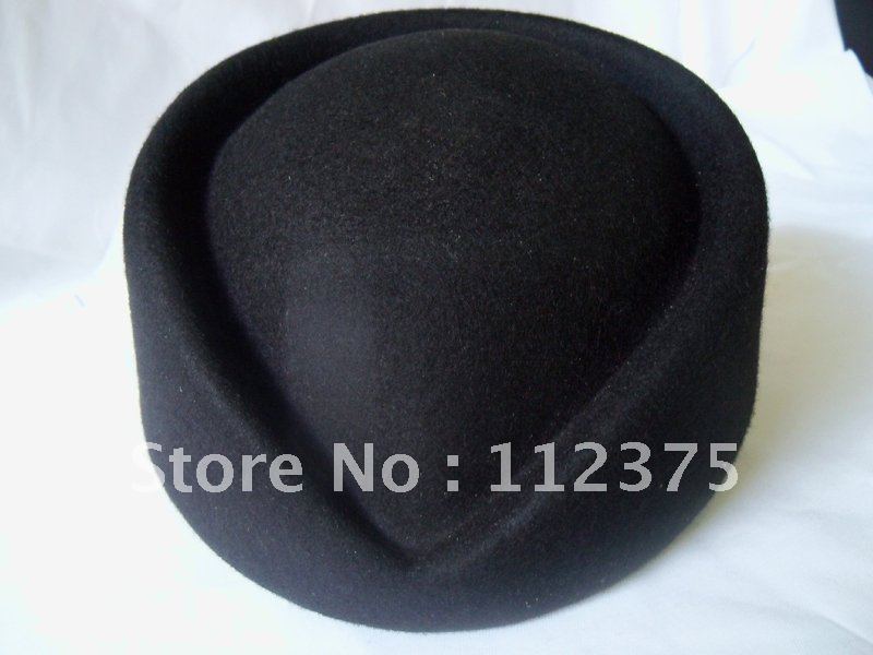 lady fashion uniform cap/black performer cap/fashion ladie's sexy cap