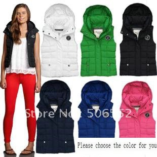 lady jacket winter Down cotton coat womens jackets and coats winter with hat 2012 6 colors for choose size S-XL