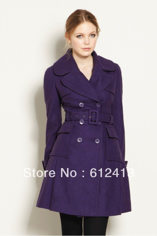lady new fashion winter coat,thick wool winter women trench coat,SIZE--S/M/L, L-020