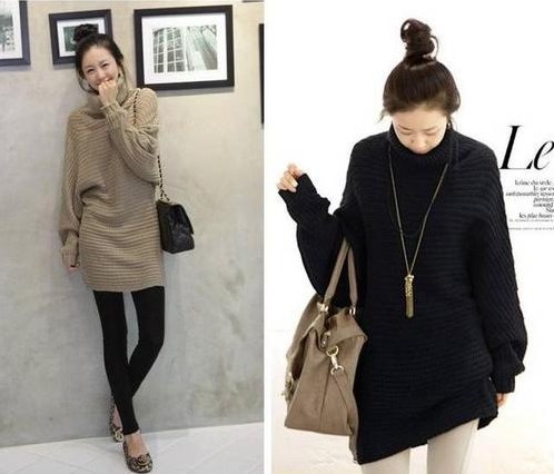 Lady's Batwing Short sleeve Loose Knit wear Sweater Cardigan Long Top Coat