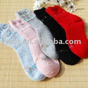 Lady's soft socks/wool socks/ warm socks USD5.55/pair