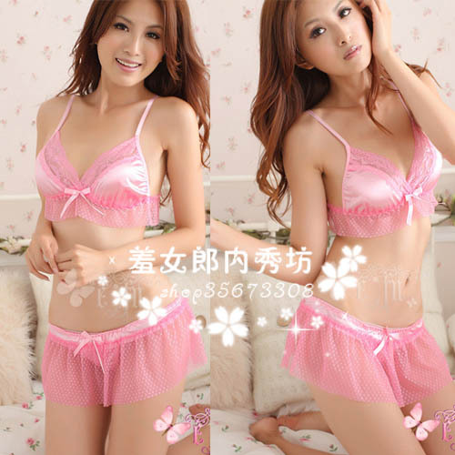 Lady sexy set skimpily skirt sweet set bra 901