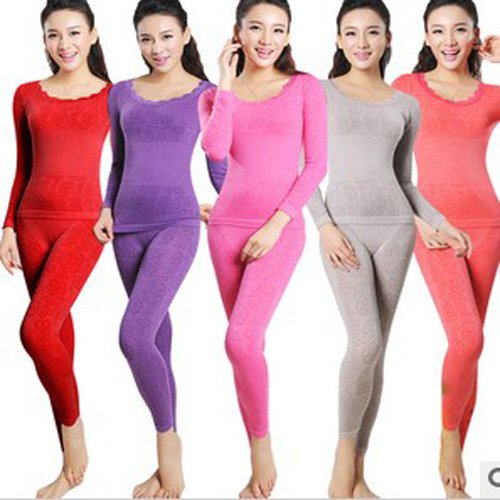 lady spring autumn Render seamless model body underwear suit/woman  thin  thermal underwear/ warm intimate long johns
