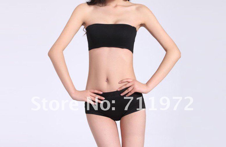 Lady underwear high waist non-mark  Modal Bamboo fiber women panties Big yards L briefs comfortable