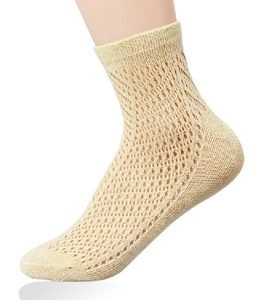 LANGSHA 077746 combed cotton fashion ring socks