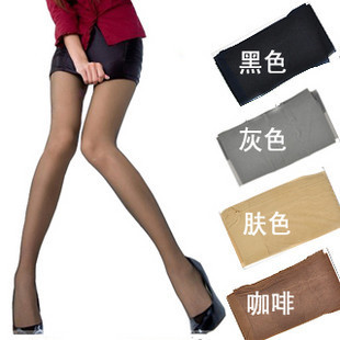 LANGSHA bulimic 40d Core-spun Yarn rompers stockings women's legging socks wire meat overall