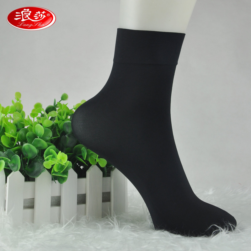 LANGSHA short stockings 50d 80d women's velvet sock spring and autumn female silk thick socks