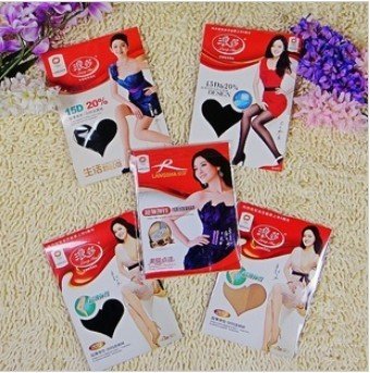 Langsha socks ultra-thin flexible 100% nylon plus file stockings with pants  Free shipping