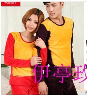 LangSha thermal underwear curse upset and velvet gold warm a lady warm suit qiu dong the real thing