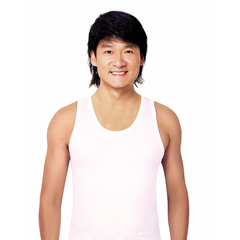 LANGSHA vest hydroscopic male breathable bamboo fibre o-neck vest 2 k3009