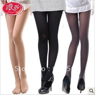 LANGSHA wire socks 50d 80d 120d velvet thickening pantyhose meat autumn and winter