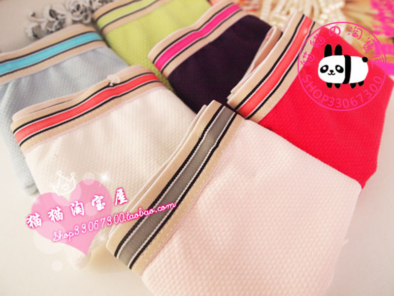 large comfortable high-elastic breathable plus size 100% cotton  panty chromophousunderwear
