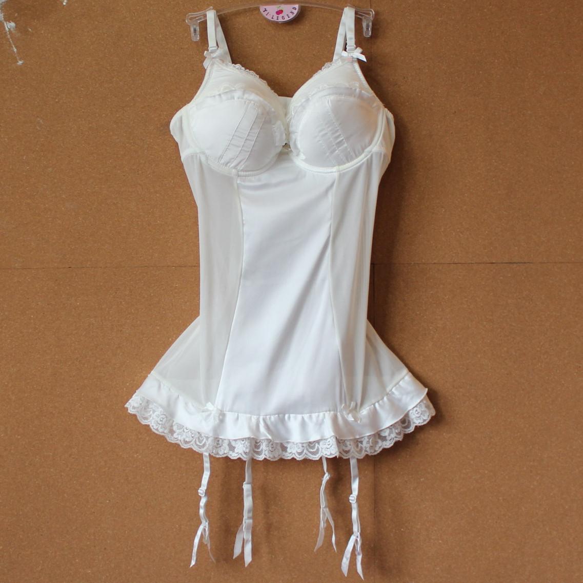 Large cup 75d80c80d85c85d underwear bra spaghetti strap vest nightgown with wire