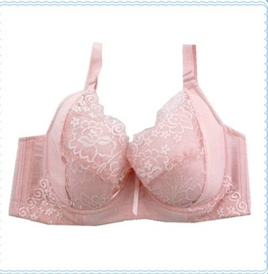 Large D cup large size bra breast plump woman thin of bra