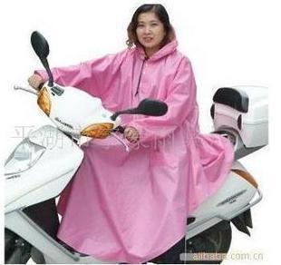 Large motorcycle raincoat car battery electric bicycle poncho with sleeves
