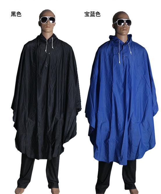 Large size Outdoor professional poncho raincoat riding mountaineering fishing rainwear