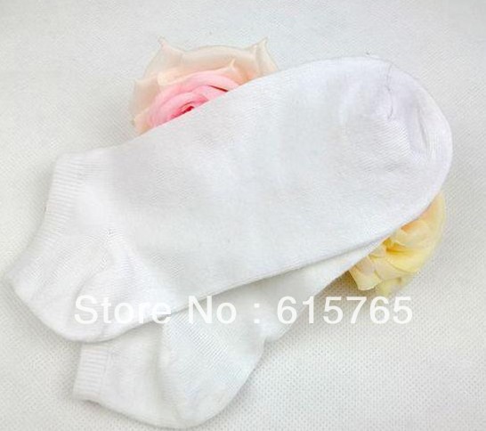 Latest, hot, white leisure boat socks, Free Shipping