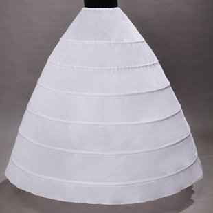 Latest pannier large wedding accessories 6 steel polyester taffeta QC012 at a low price