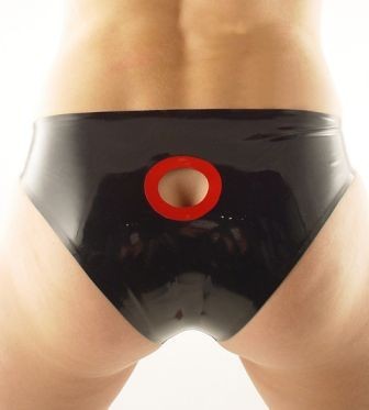 Latex  female underwear  boxer shorts  panties 100% pure natural latex handmade  sexy