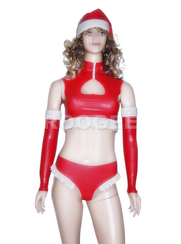 Latex rubber christmas clothing