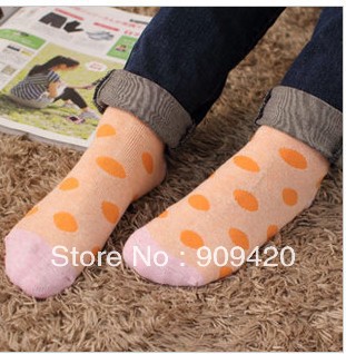 Lazy corner 16 new winter day South Korea lovely wave point lady's cotton warm socks socks 42074
