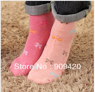 Lazy corner 16 new winter South Korea lovely bowknot cotton lady warm socks socks 42072