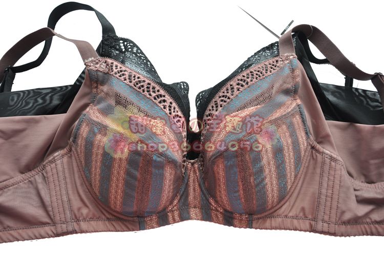 Lb1199 cd cup thin cup side gathering big cup bra summer