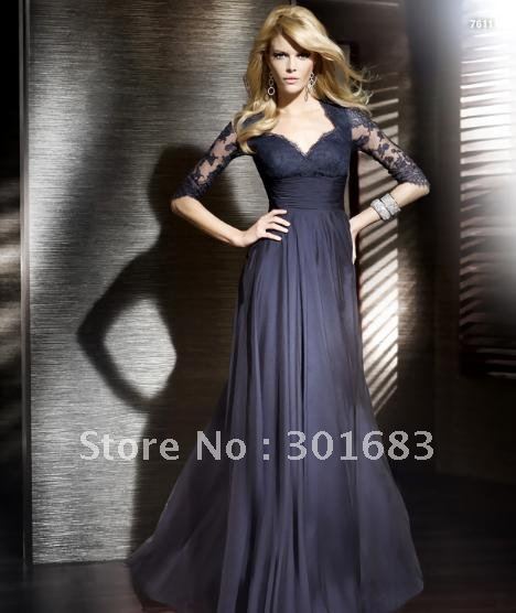 LD3933 Hot sale Lady's Sweetheart Lace and Chiffon Evening Gown Matching Lace Jacket